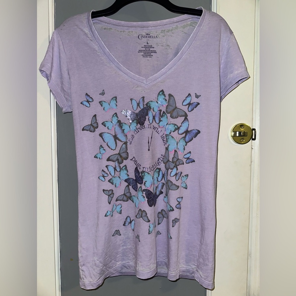 Purple Disney Cinderella Tshirt